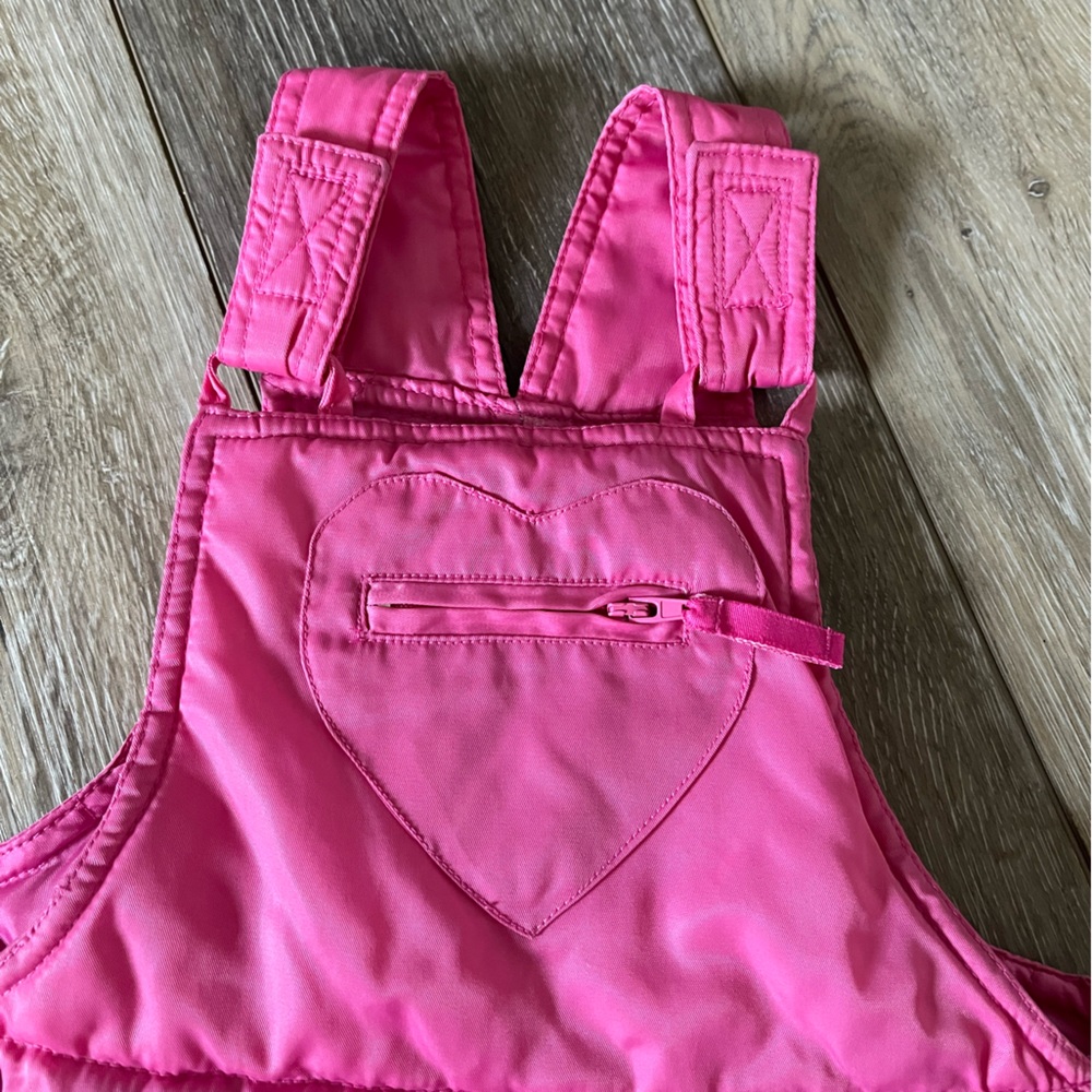 The Children's Place Pink Snow Bib Overalls - Picture 5 of 7